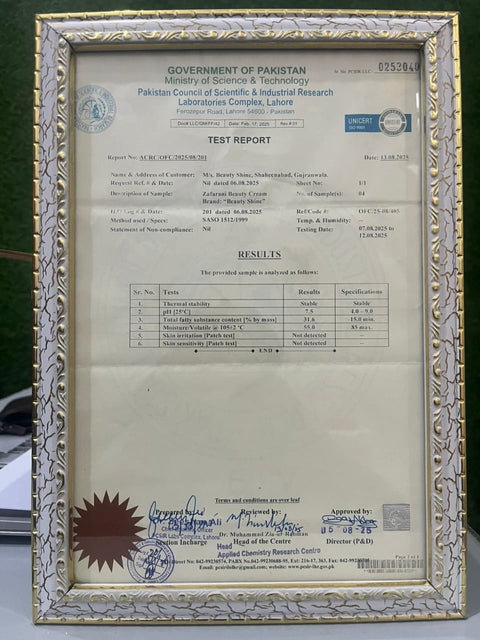 Zafrani beauty whiting cream/ Free cash on delivery